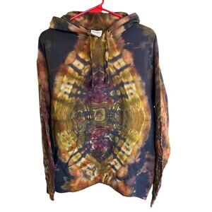 Sacred Vision Hoodie M Tie Dye Handmade Psychedelic